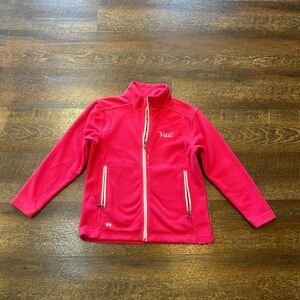 Vail Kids Pink Fleece Jacket